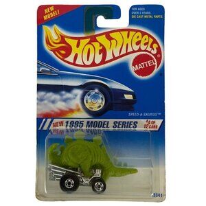 Hot Wheels 1995 Model Series Speed A Saurus Dinosaur No 4 Of 12 Cars 345 NEW